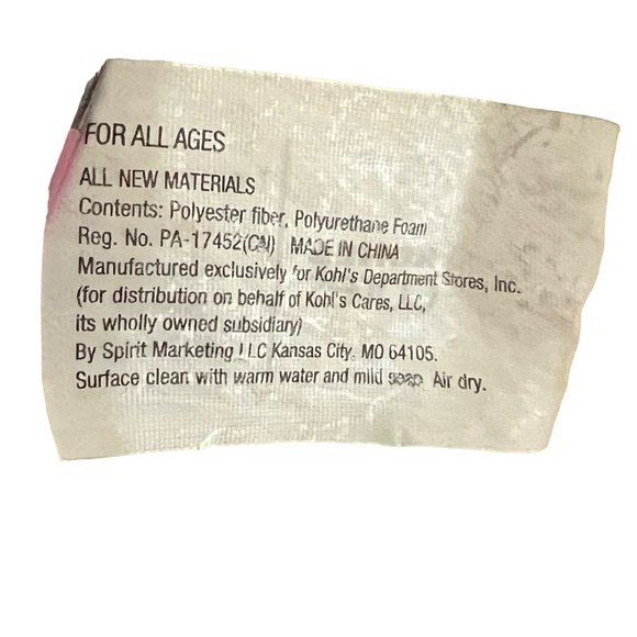 Kohls Cares Three Little Dinosaurs Triceratops Plush Stuffed Dino Charles Fuge - Picture 8 of 8